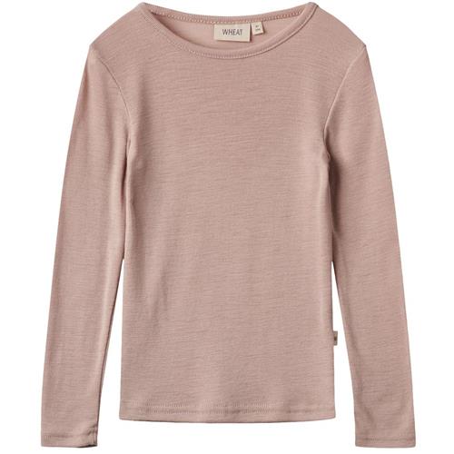 Wheat Uld-T-shirt L/S Alfie Dry Rose | Lyserød | 140 cm