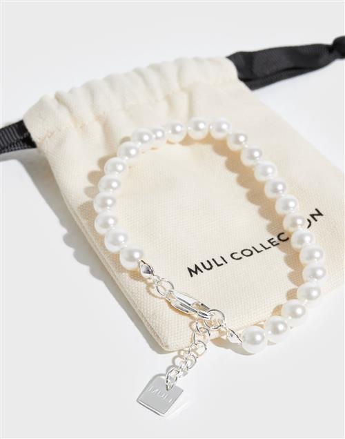 Muli Collection Pearl Bracelet - 18+2cm Armbånd Sølv