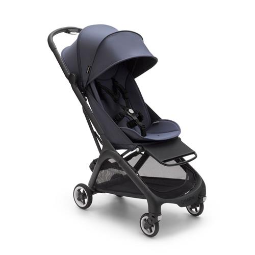 Se Bugaboo Butterfly Complete Klapvogn Black/Stormy Blue | Blå | 0-3 ved Babyshop