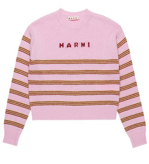 Marni Bluse - Cropped - Strik - Lilac Sachet