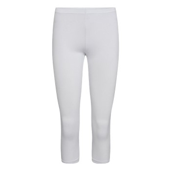 Decoy Bamboo Capri Hvid Bambus X-Large Dame