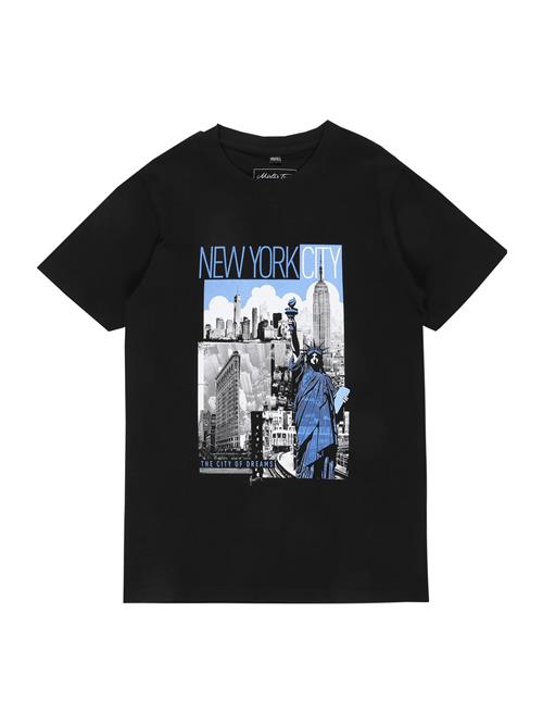 Mister Tee Shirts 'New York City'  lyseblå / grå / sort / hvid