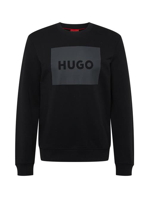 HUGO Sweatshirt 'Duragol'  mørkegrå / sort