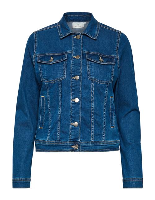 Kaffe Overgangsjakke  blue denim