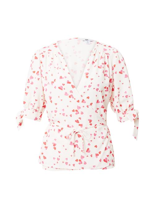 Dorothy Perkins Bluse  creme / pink / rød