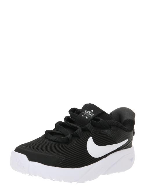 NIKE Sportssko 'Star Runner 4'  sort / hvid