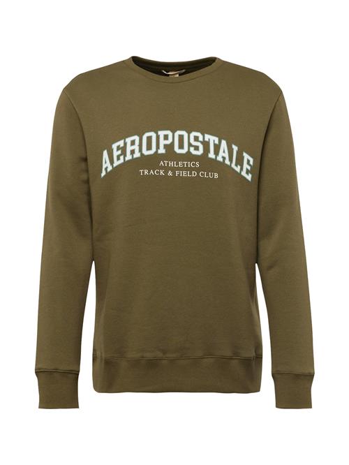 AÉROPOSTALE Sweatshirt  azur / khaki / hvid