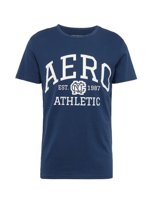 AÉROPOSTALE Bluser & t-shirts 'ATHLETICS'  navy / offwhite