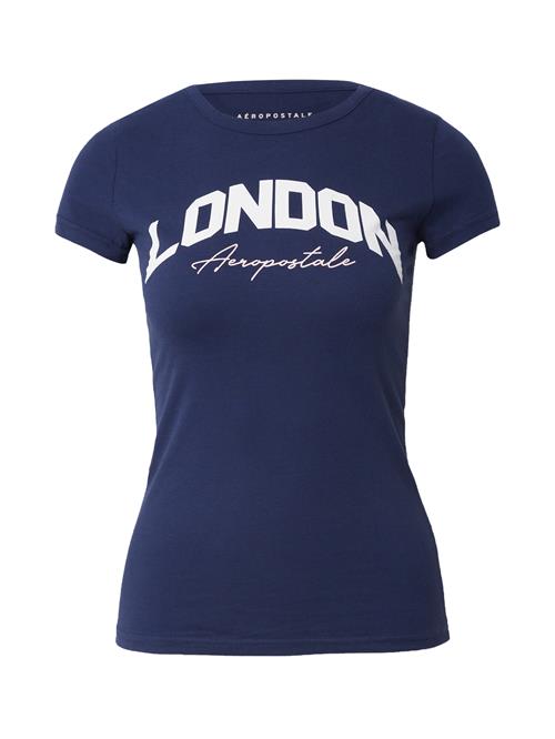 AÉROPOSTALE Shirts 'LONDON'  navy / hvid