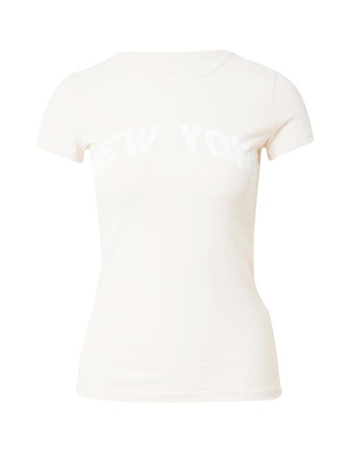 AÉROPOSTALE Shirts 'NEW YORK'  sand / hvid