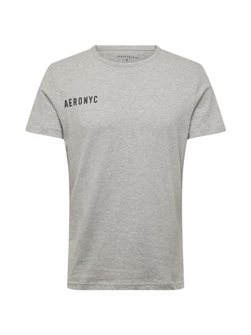 AÉROPOSTALE Bluser & t-shirts 'NYC'  grå-meleret / sort