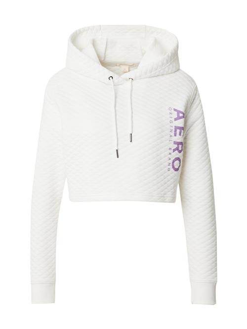 AÉROPOSTALE Sweatshirt  mørkelilla / offwhite