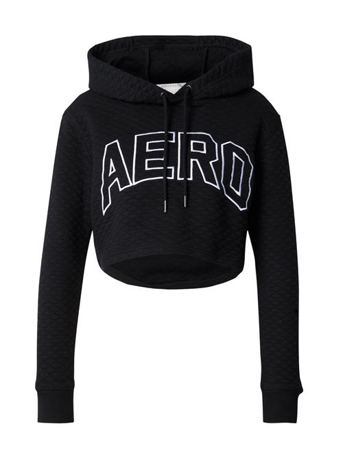 AÉROPOSTALE Sweatshirt  sort / hvid