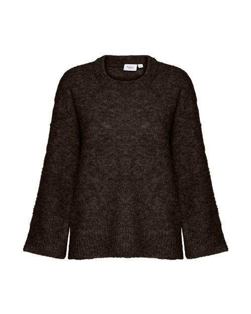 SAINT TROPEZ Pullover 'Gela'  mokka