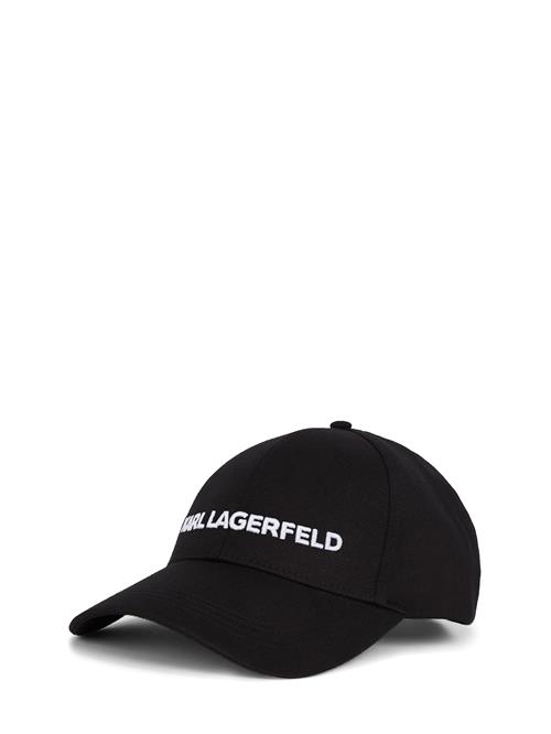 Karl Lagerfeld Hætte 'ESSENTIAL'  sort / hvid