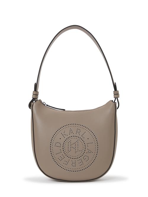 Karl Lagerfeld Skuldertaske 'Circle'  taupe