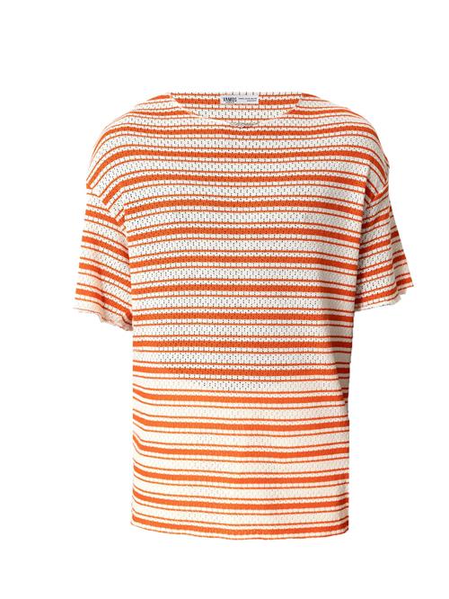 VAMOS CLO Bluser & t-shirts 'Colorado Springs'  orange / hvid