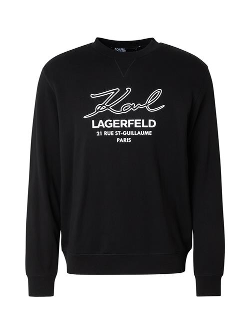 Karl Lagerfeld Sweatshirt  sort / hvid