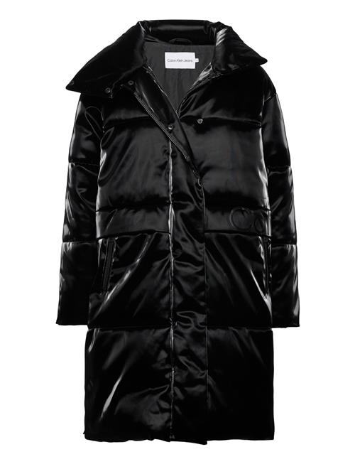 Calvin Klein Jeans Glazed Long Puffer Calvin Klein Jeans Black