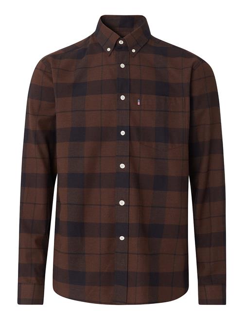 Lexington Clothing Casual Check Flannel B.d Shirt Lexington Clothing Brown