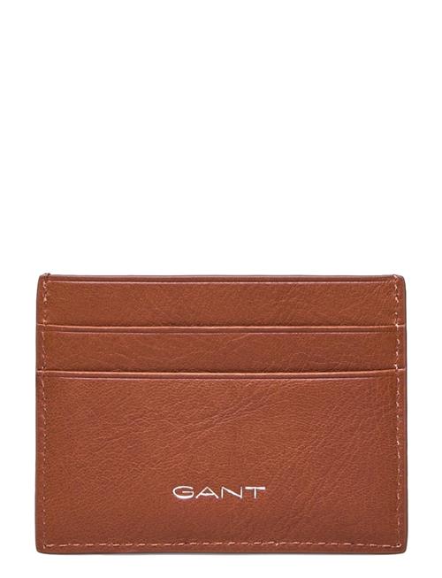 Leather Card Holder GANT Brown