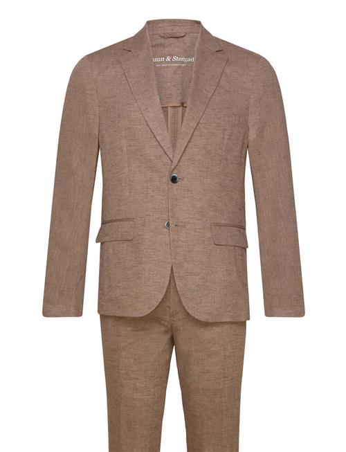 Bruun & Stengade Bs Pollino Classic Fit Suit Set Bruun & Stengade Brown