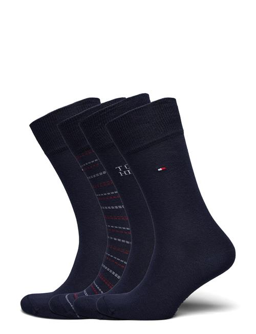 Tommy Hilfiger Th Men Sock 4P Tin Giftbox Tommy Stripe Tommy Hilfiger Navy