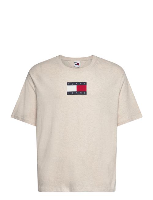 Tommy Jeans Tjw Rlx Melange Flag Tee Ext Tommy Jeans Beige