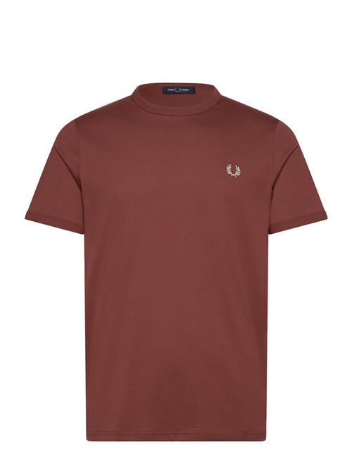 Fred Perry Ringer T-Shirt Fred Perry Brown