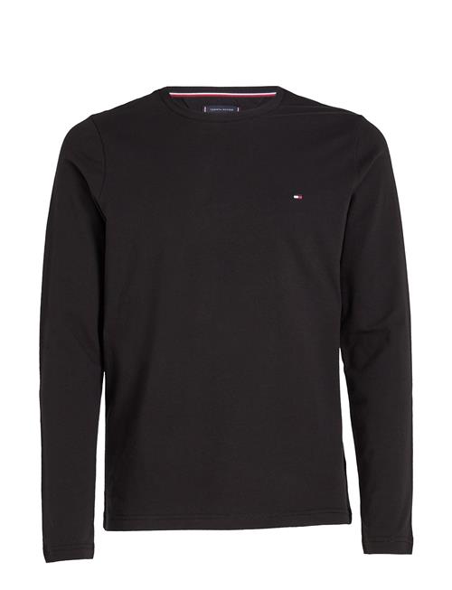 Stretch Slim Fit Long Sleeve Tee Tommy Hilfiger Black