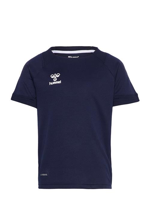 Hummel Hmllead S/S Poly Jersey Kids Hummel Navy