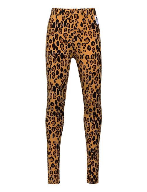 Mini Rodini Basic Leopard Leggings Mini Rodini Brown