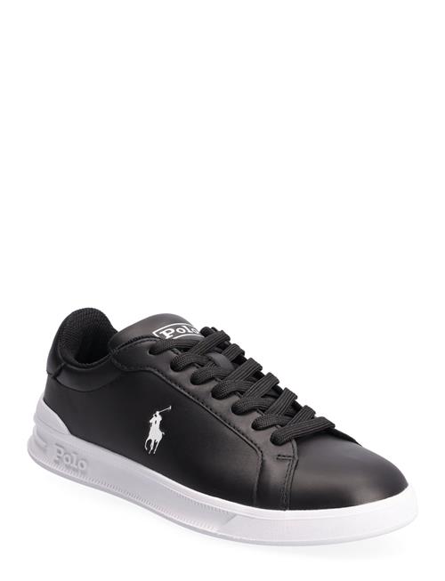 Polo Ralph Lauren Heritage Court Ii Leather Sneaker Polo Ralph Lauren Black