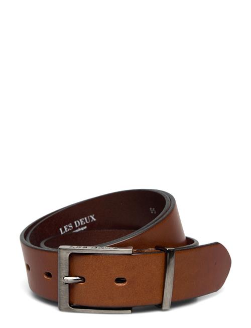 Les Deux Walker Leather Belt Les Deux Brown