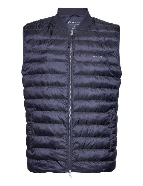 Light Padded Bomber Vest GANT Navy