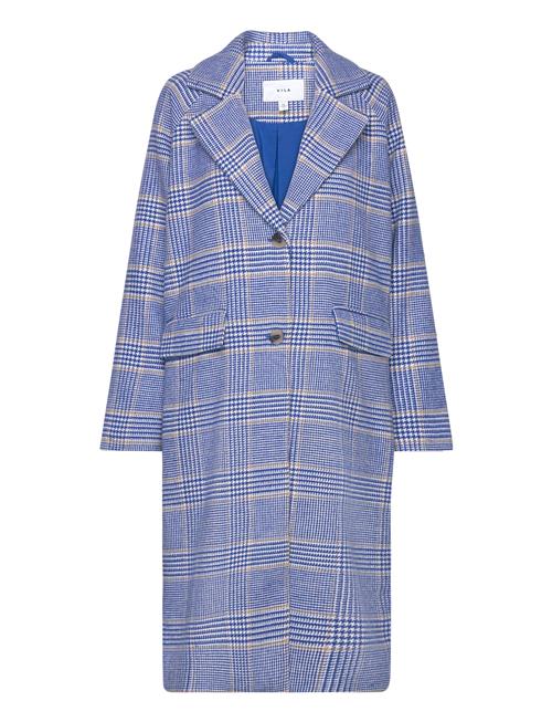 Vila Vitora L/S Long Coat/Pb Vila Blue