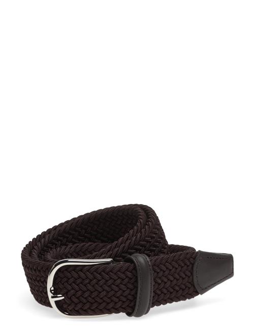 Anderson's Elastic Woven Viscose Belt Anderson's Brown