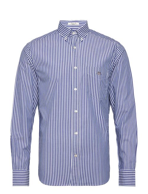 GANT Reg Classic Poplin Stripe Shirt GANT Blue