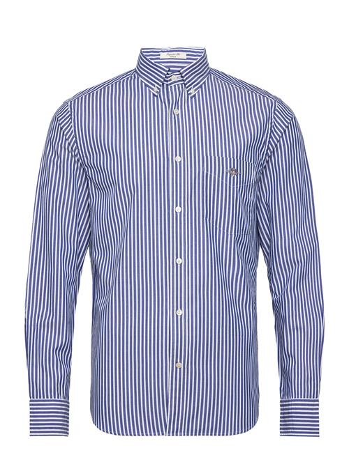 Reg Classic Poplin Stripe Shirt GANT Blue