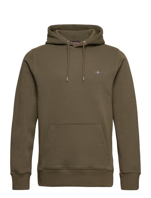 GANT Reg Shield Hoodie GANT Khaki