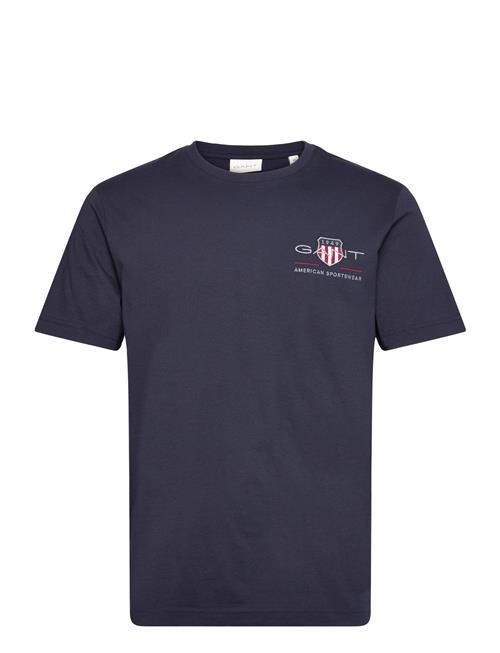 GANT Reg Archive Shield Emb Ss T-Shirt GANT Navy