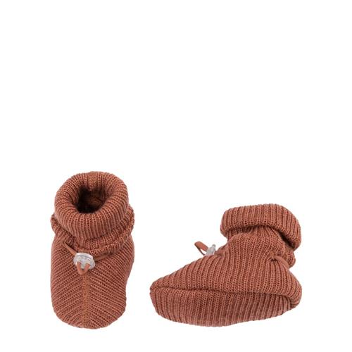 Joha Uld Baby Booties i Rich Rust | Brun | 80 cm