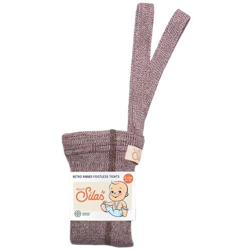 Silly Silas Strømpebukser uden fod i Vanilla Fig | Lilla | 6-12 months