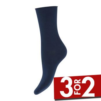 Decoy Strømper Bamboo Thin Socks Marineblå Strl 37/41 Dame