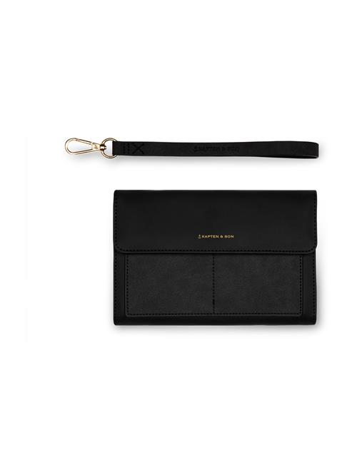 Kapten & Son Clutch 'Clutch Wallet Versailles All Black'  sort