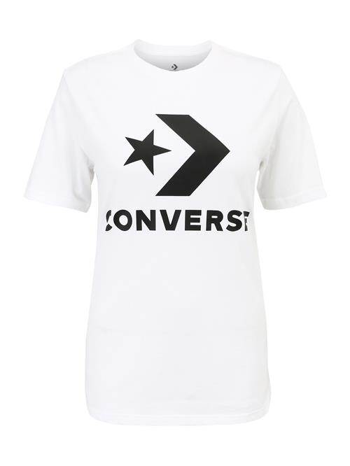 CONVERSE Funktionsbluse  sort / hvid