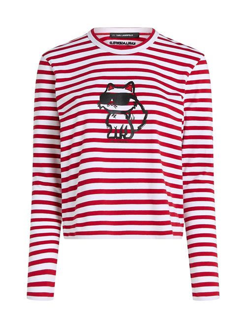 Karl Lagerfeld Shirts 'IKON'  rød / sort / hvid