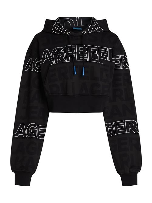 KARL LAGERFELD JEANS Sweatshirt  sort / hvid