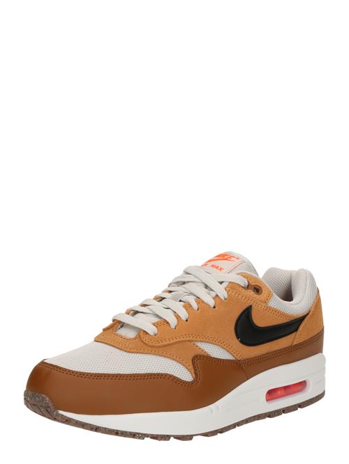 Nike Sportswear Sneaker low 'NIKE AIR MAX 1 ESS'  sepia / umbra / sort / offwhite