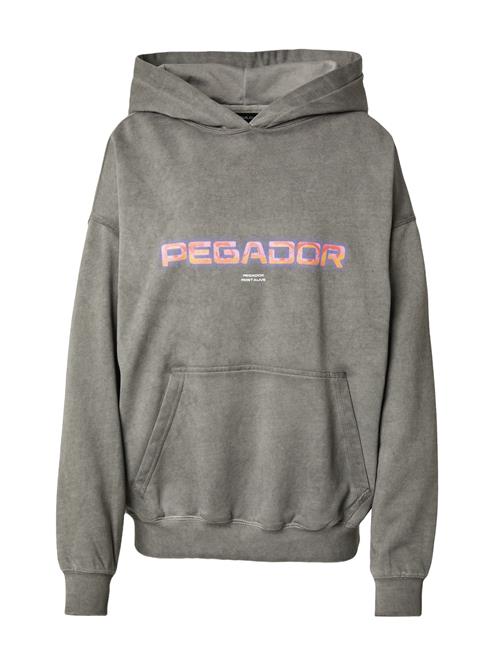 Pegador Sweatshirt 'LUI'  mørkegrå / orkidee / abrikos / hvid